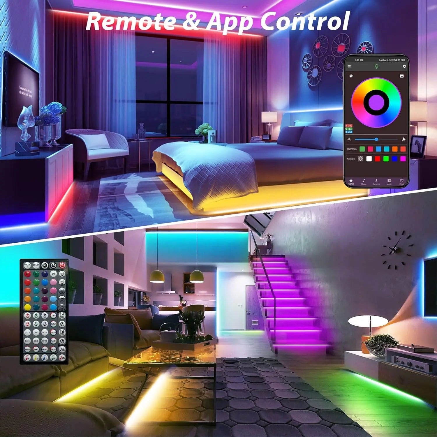 WiFi USB LED Strip Works with Alexa Tuya Smart Life 1M 5M 10M 20M - LED Strip Light - view 2