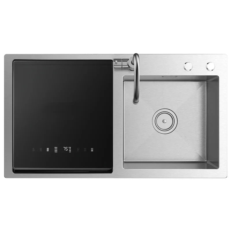 Sink Dishwasher Automatic Household Embedded Thermal drying Quick cleaning of fruits - Floor Mat - view 2