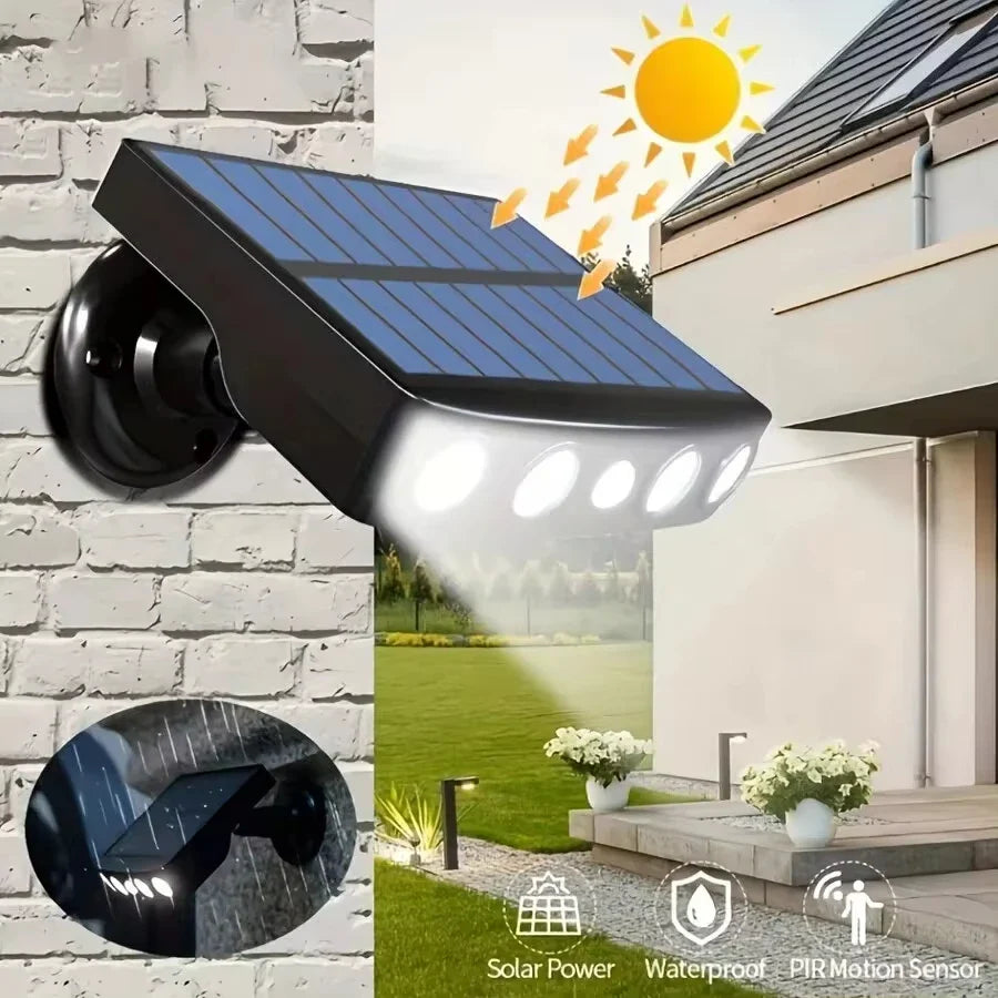 Powerful 4 LED Solar Security Lights Outdoor Decor Sensor Motion 3 Modes Street Waterproof - Solar Light