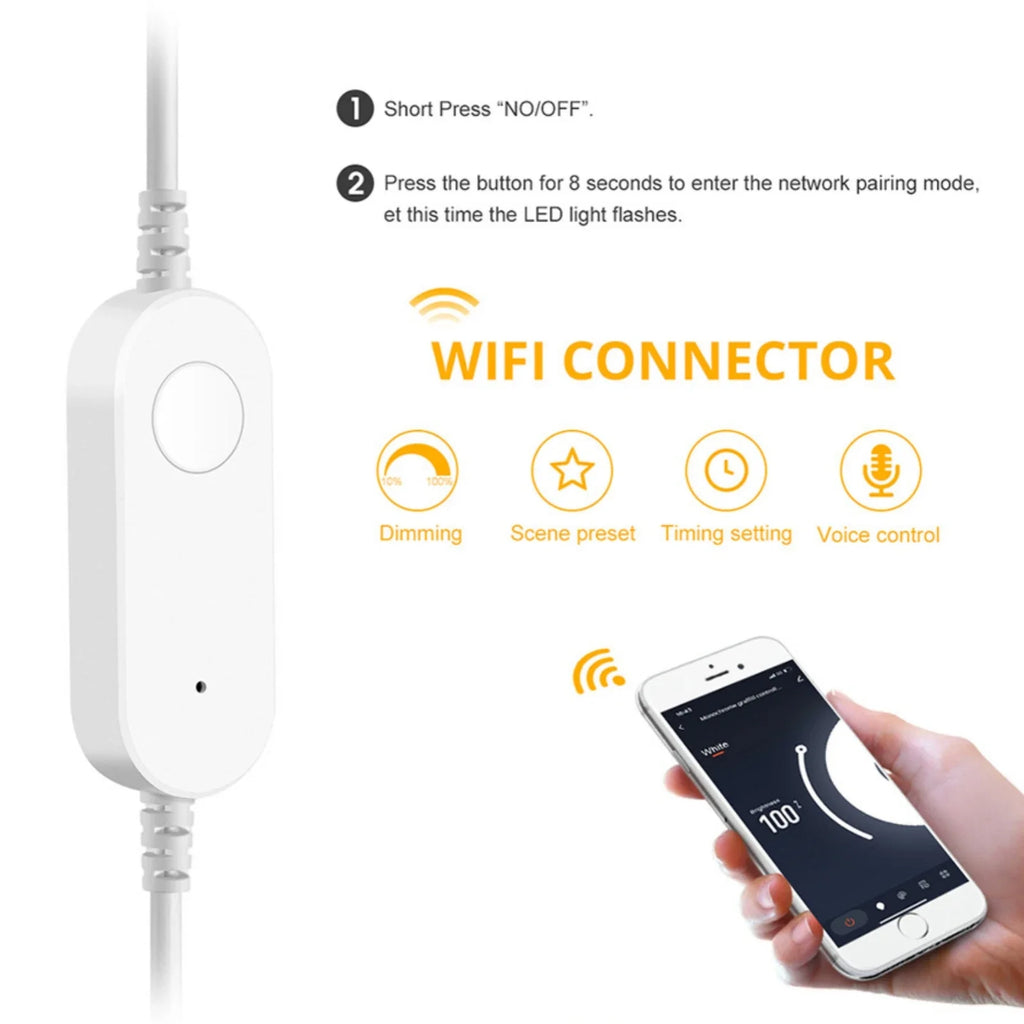 Tuya WiFi COB LED Strip Tuya Smart Life APP Control Dimmable LED Strip Light - LED Strip Light - view 6