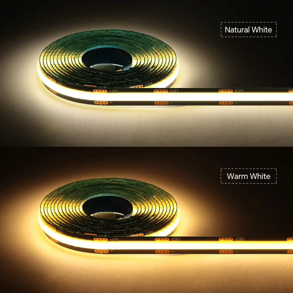 2 Switches, Penetrable Wood Hand Scan, Touch Sensor Dimmable COB LED Strip Light - LED Strip Light - view 5