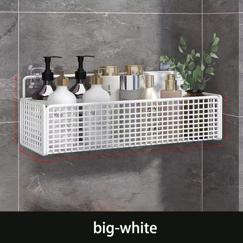 Kitchen Wall Mount Storage Rack Non Perforated Wall Mounted Storage Rack Wall Shelf Spice - Storage Shelf - view 7