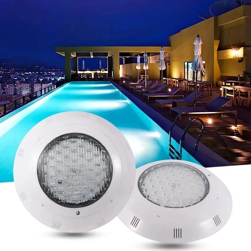 IP68 Waterproof LED Swimming Pool Lights Wall-Mounted Underwater Lights Color Changing - Home Improvement - view 5