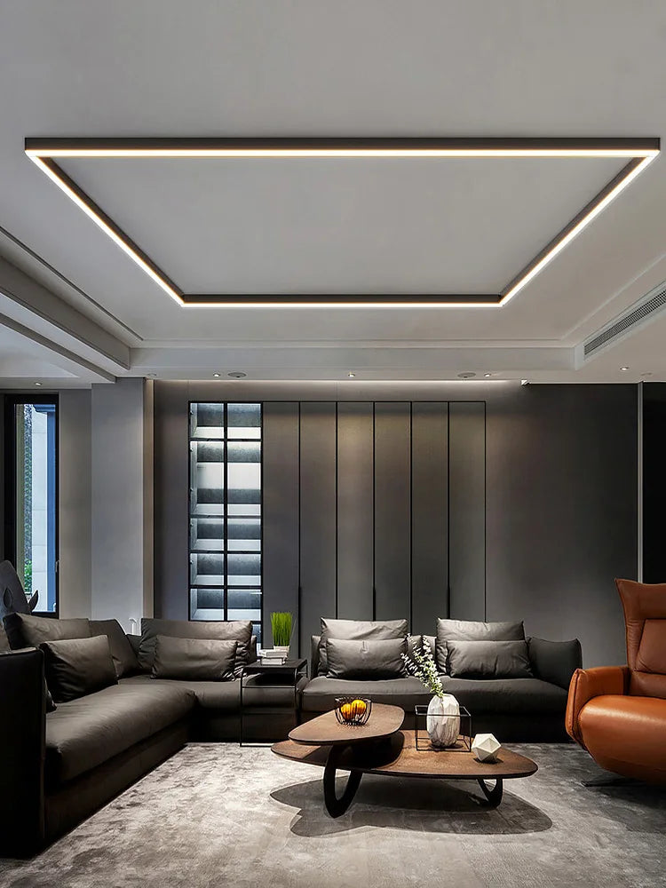 Modern Long Strip Ceiling Light Surface Mounted Minimalist Aisle Lamp Living Room - Lighting