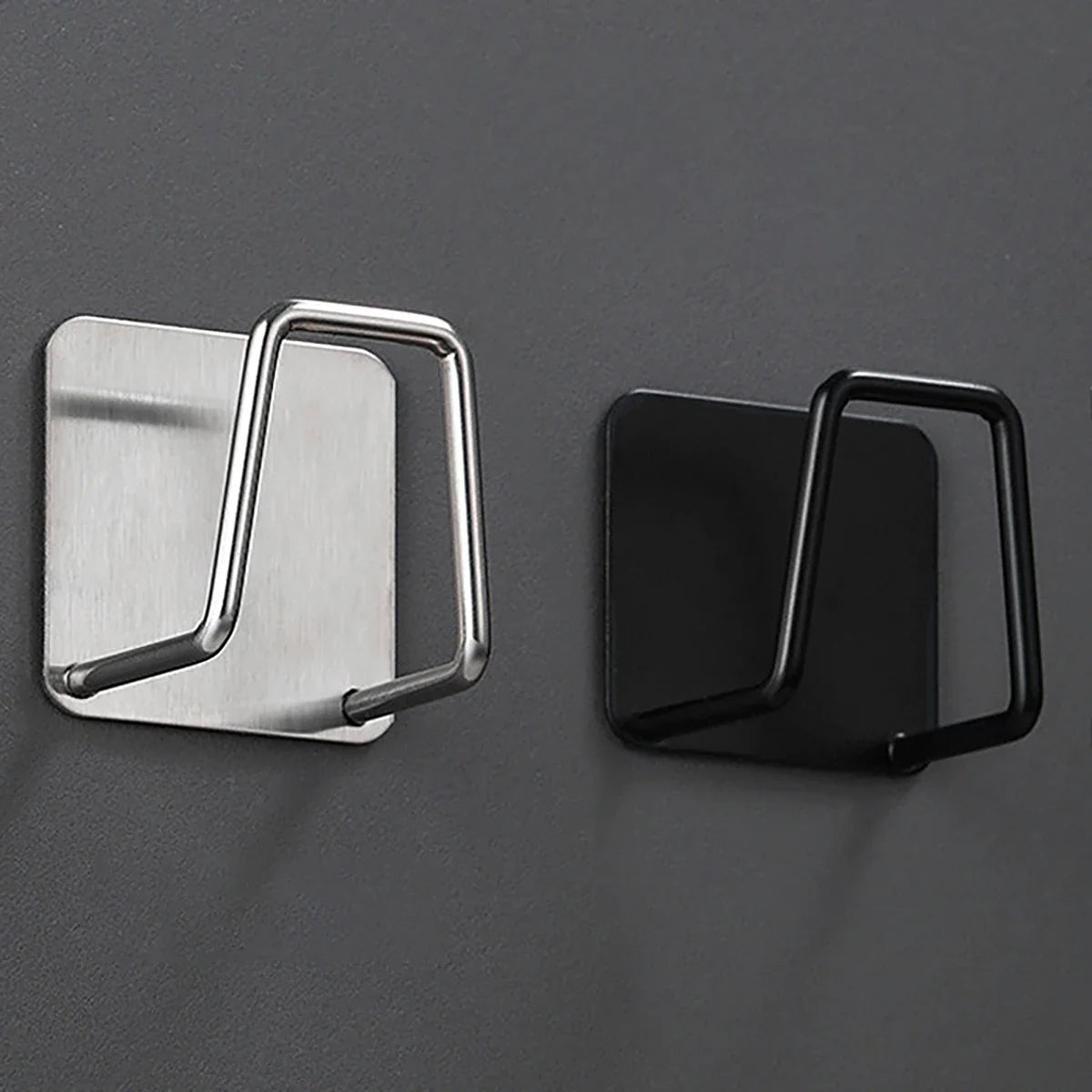 Space Saving Kitchen Stainless Steel Storage Hooks Nail-Free Installation for Hanging - Organizer - view 2