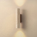 IWHD Wood Canopy LED Wall Lights Bedroom Bedside Lamp Sconce Nordic Modern Simple Yellow - Wall Light