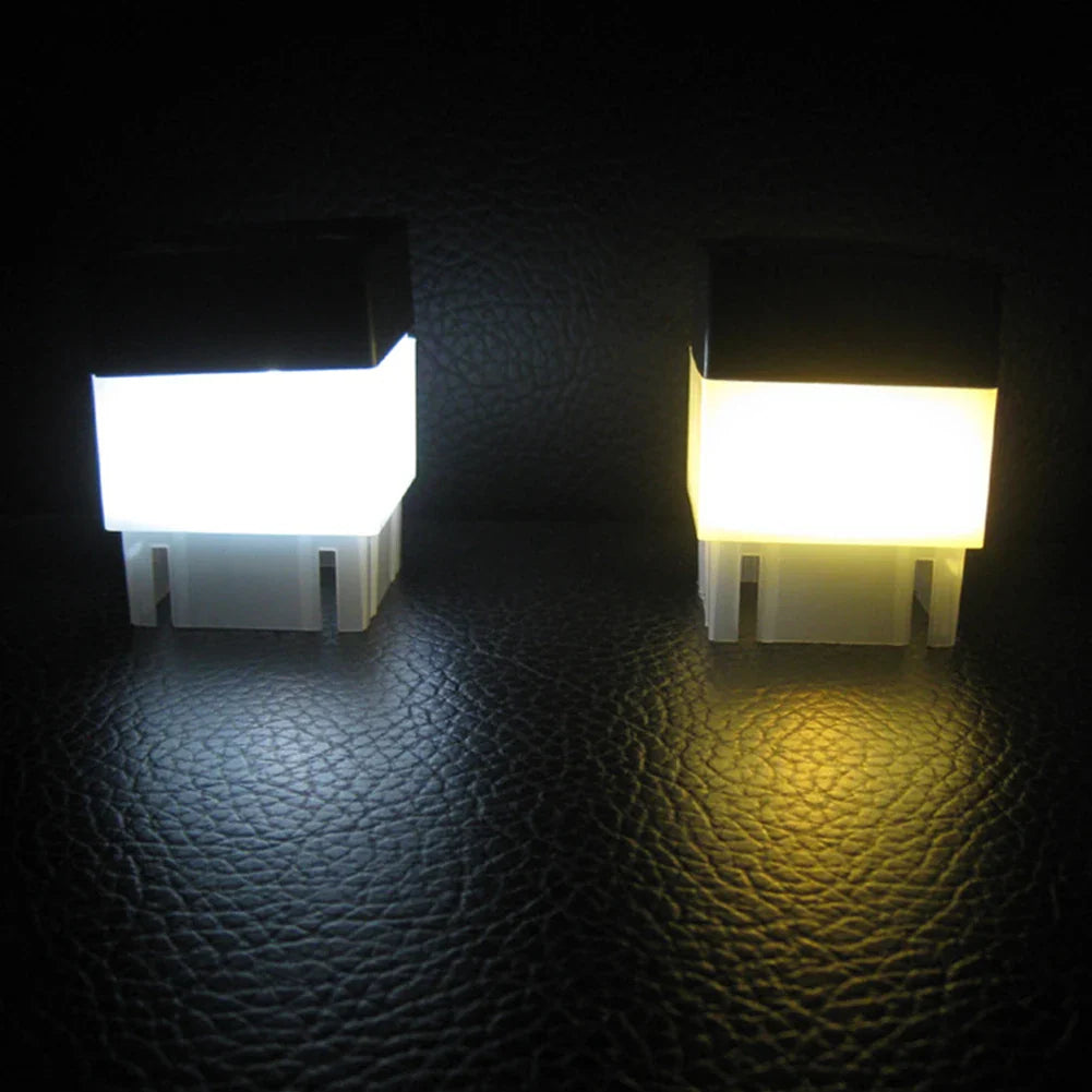 Solar Post Light Modern Fence Deck Lamp Auto On/Off Outdoor Pillar Light Square - Solar Light - view 6