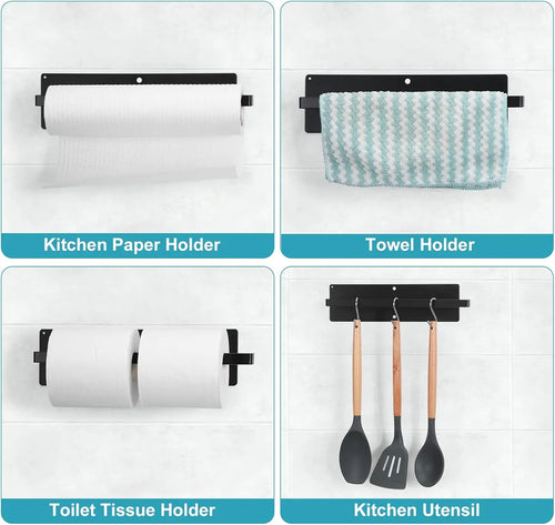 2-piece set of magnetic tissue holder, magnetic and drilled tissue holder wall - Organizer - view 2