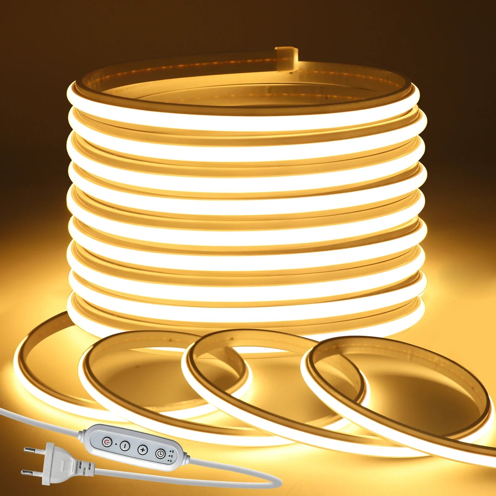 220V 240LEDs/m COB LED Strip Light 230V Dimmable RA90 Flexible IP65 FCOB Neon Tape - Kitchen Faucet - view 6