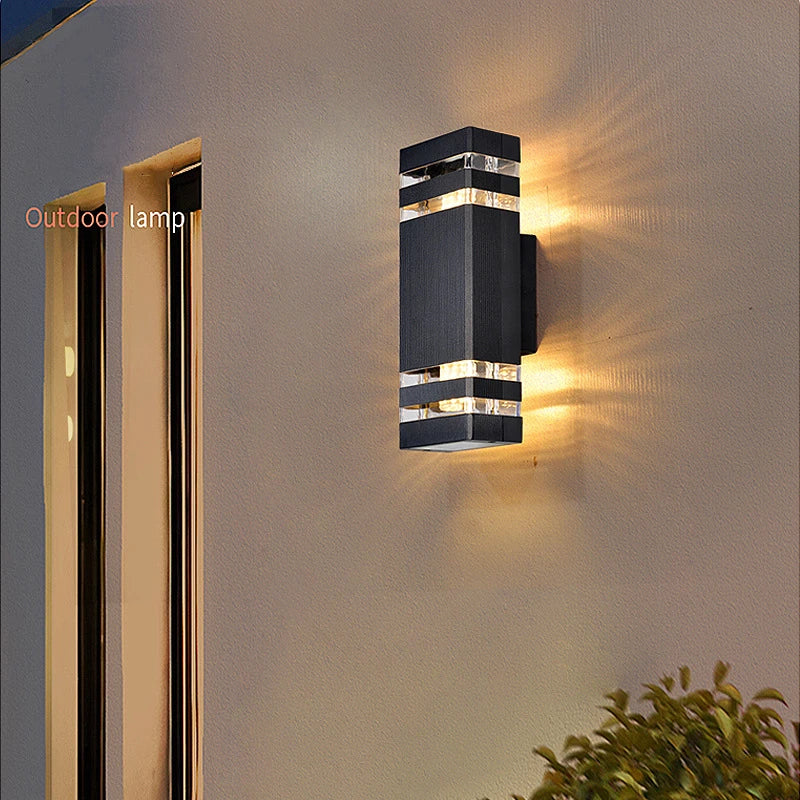 Outdoor IP65 waterproof up and down emitting LED wall lights, acrylic garden balcony porch - Wall Light - view 2