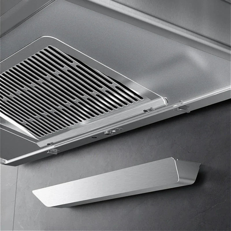 Adjustable Range Hood Oil Collecting Box Universal Stainless Steel Kitchen Range Hood - Home Improvement - view 6