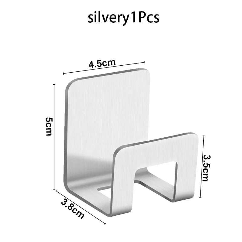 Stainless Steel Sink Tray Drainer Rack Kitchen Sink Sponge Holders Self Adhesive Hook - Dish Drying Rack - view 7