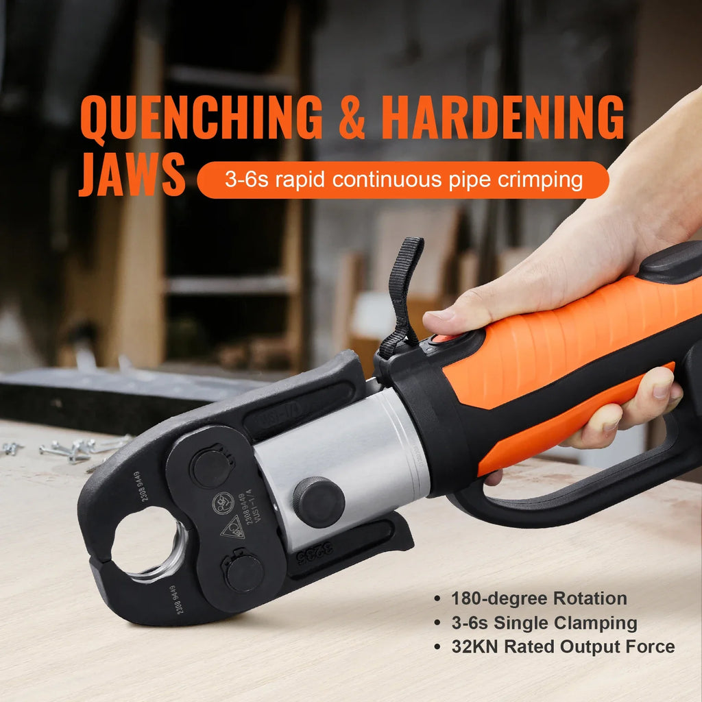 SucceBuy 18V Electric Pipe Press Tool For 1/2 to 2 inch Stainless Steel 6 - Home Improvement - view 2