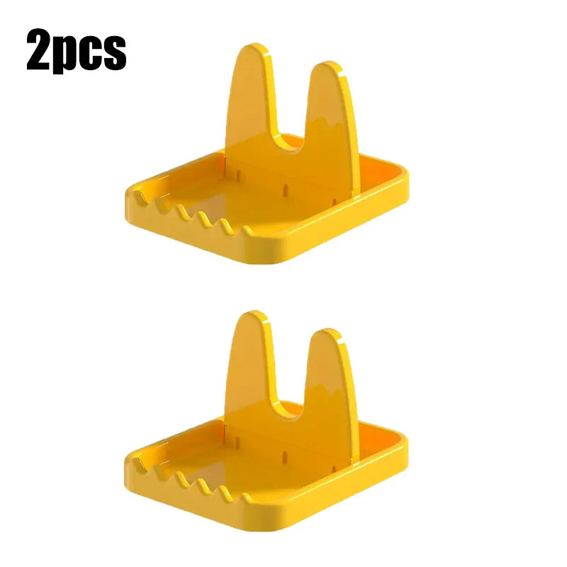 Foldable Pot Holder Plastic Spoon Holder Vertical Kitchen Storage Rack Suitable For - Storage Shelf - view 8
