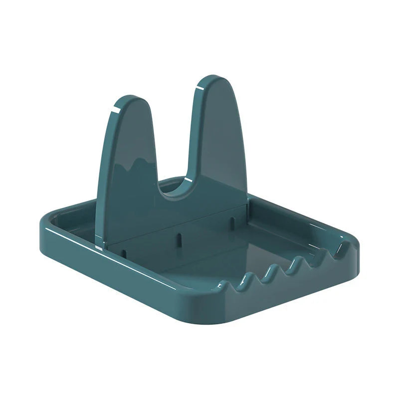 Foldable Pot Lid Rack Plastic Spoon Holder Stand Kitchen Organizer for Fork Spatula Rack - Cabinet Organizer - view 7