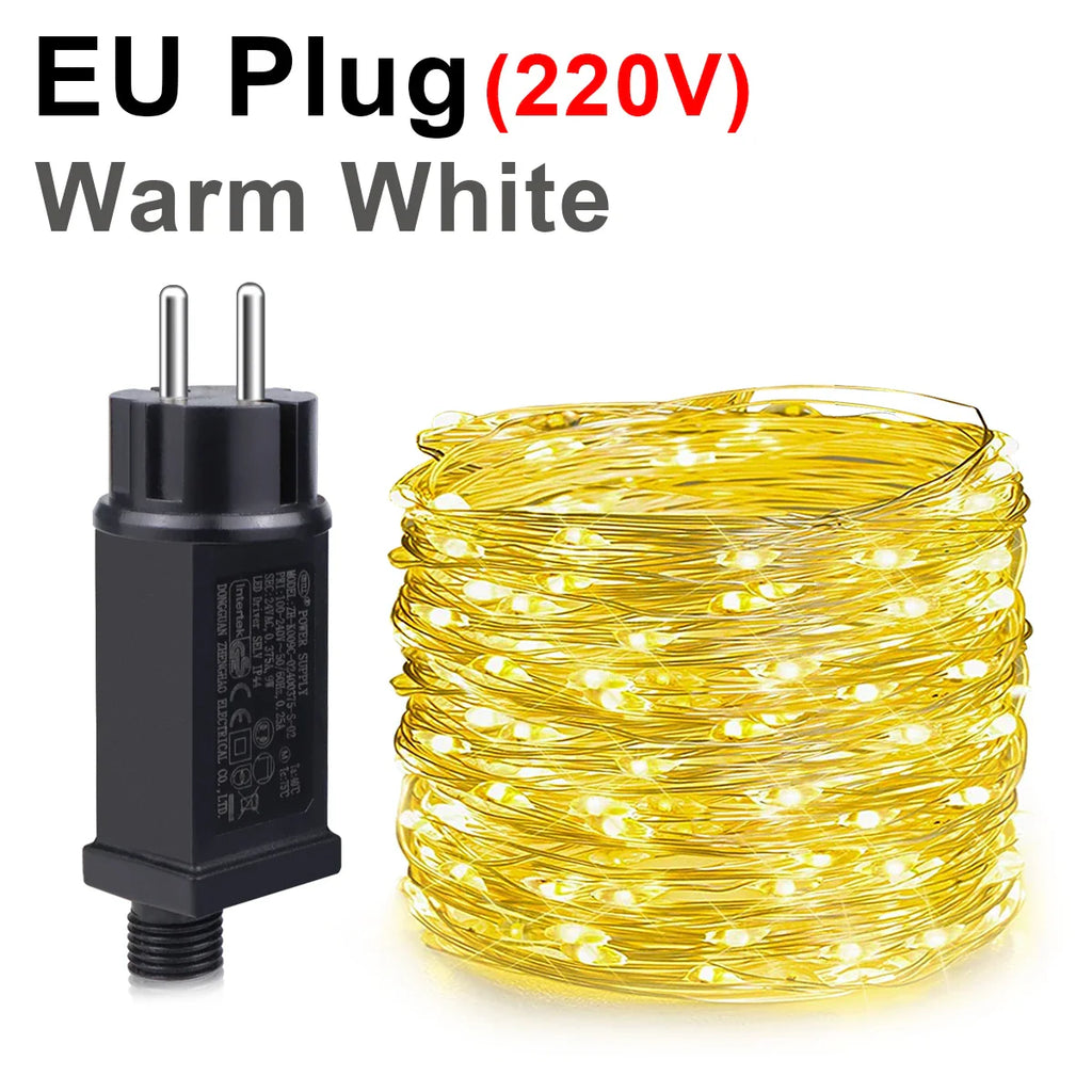 110V 220V LED Light Strip 100M Copper Wire Fairy LED String Light Waterproof Ribbon - LED Strip Light - view 8