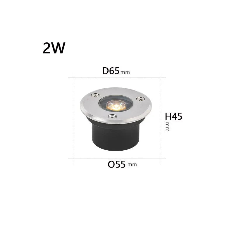 IP68 Waterproof Garden Decoration LED Underground Light 6W 10W 12W Outdoor Landscape - Home Improvement - view 7