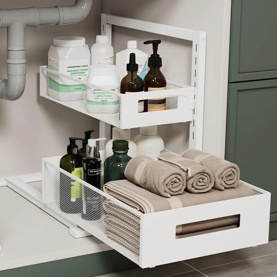 Farmhouse Medicine Cabinet 2 Sliding Barn Doors 3 Tier Rustic Wood Wall Storage Cabinet - Cabinet Organizer - view 7