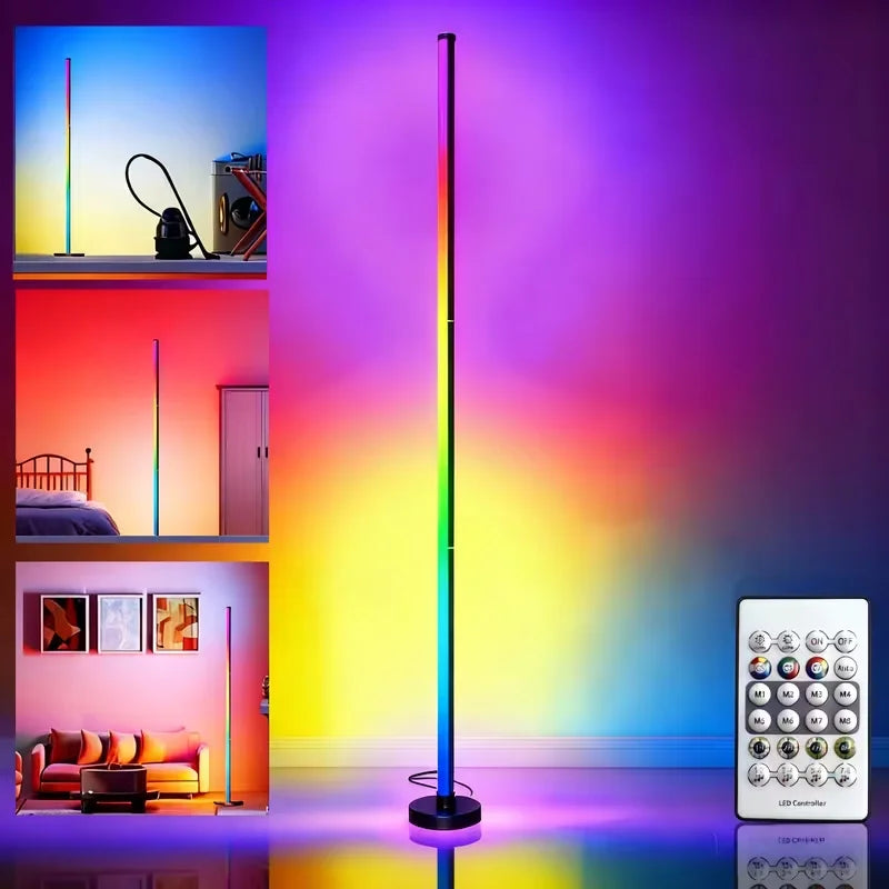 Corner Floor Lamp RGB IC Light with APP and Remote Control LED Floor Ambient - Lighting - view 8