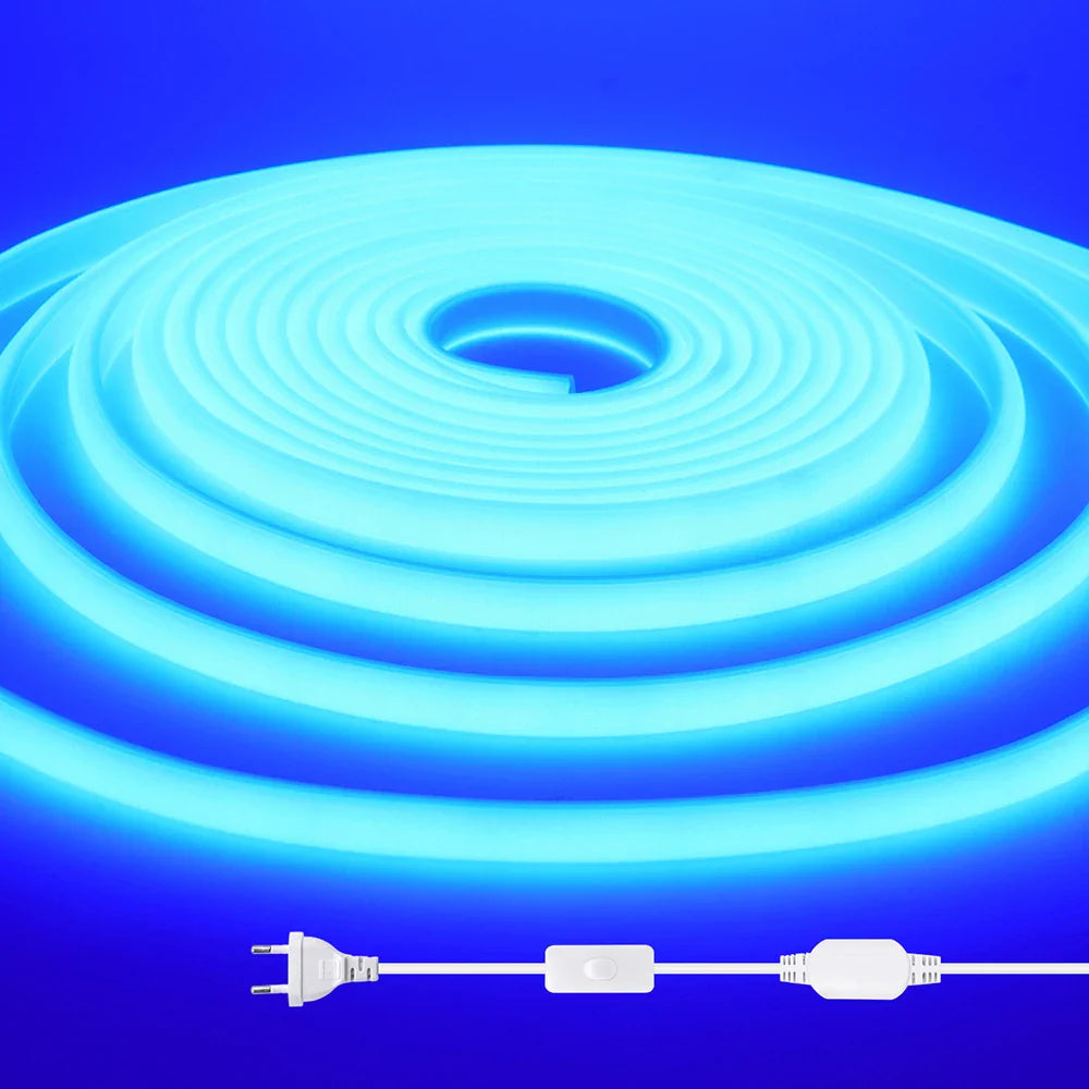 220V Switch COB Led Strip Light ON/OFF Red Green Pink Warm Natural White 288Leds/M - LED Strip Light - view 8
