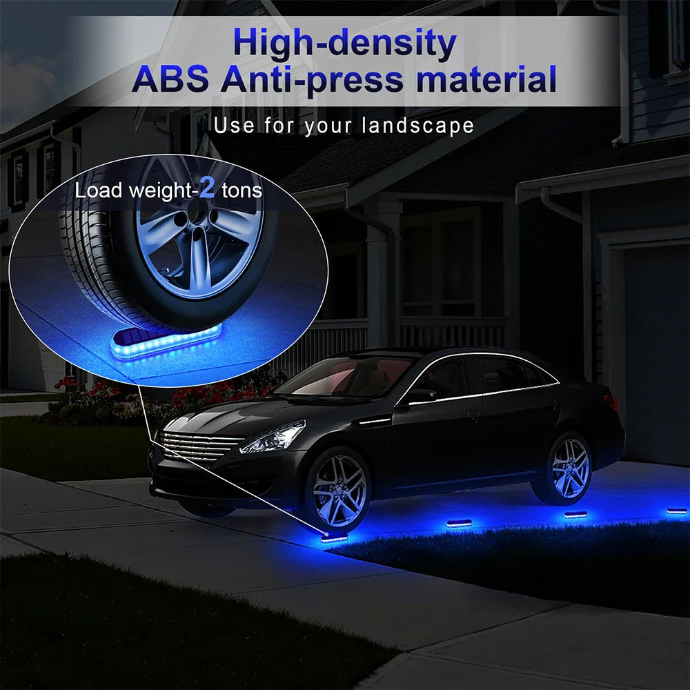 Solar Step Lights Waterproof IP68 Auto On/Off Path Lights Solar Powered Light Bar Solar - Solar Light - view 4