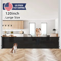 120inch Extra Wide Baby Safe Doorways Retractable Baby Gate Baby Safety Gate For Stairs - Safety Gate