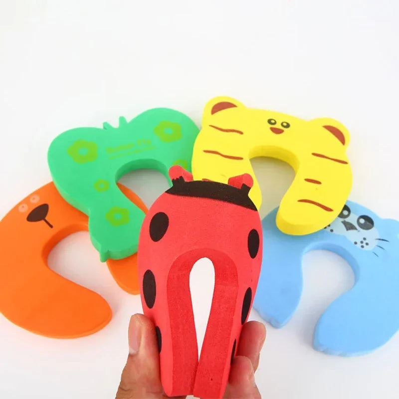 5pcs/lot Silicone Doorways Gates Decorative Door Stopper Baby Safety Care Cartoon - Home Improvement - view 2