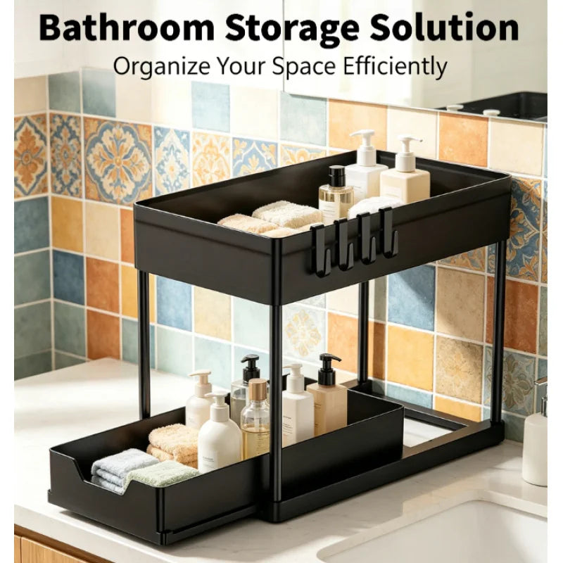 Smart kitchen cabinet countertop electric up and down lifting seasoning pull-out - Cabinet Organizer - view 8