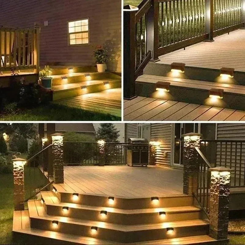 4/8/16/32pcs Solar LED Lights Outdoor Garden Light Deck Lamp Solar Stairs Light - Solar Light - view 6