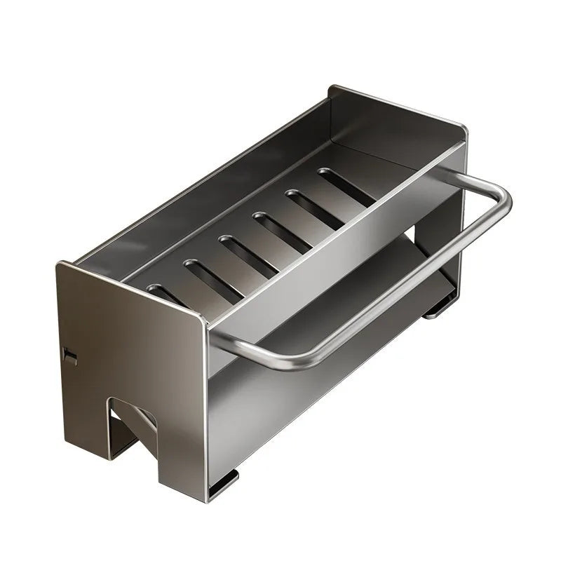 Kitchen Shelf Floor Countertop Faucet Sink Supplies Household Seasoning Rag Storage - Kitchen Faucet