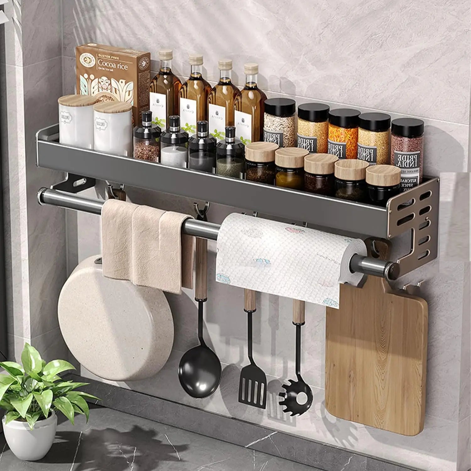 Easy Installation Pull, Kitchen Cabinet 304 Stainless Steel Double Drawer Cupboard - Cabinet Organizer - view 8