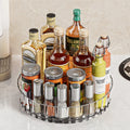 360 Rotating Storage Rack Kitchen Storage Spice Rack Non-Slip Cabinet Kitchen Bathroom - Cabinet Organizer
