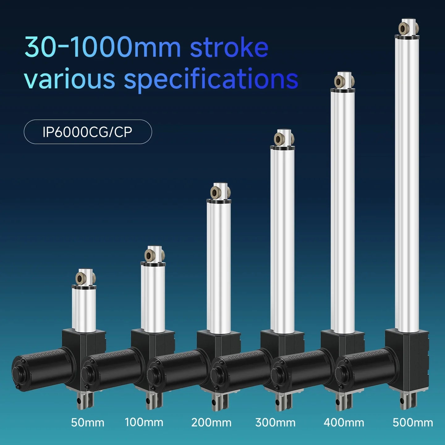 Telescopic Linear Actuator Industrial Grade High Thrust 6000N12V/24V DC Electric - Home Improvement - view 7