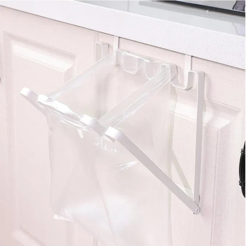 Kitchen Trash Rack Cabinet Door Garbage Bags Holder Multi-function Cabinet Rubbish - Cabinet Organizer - view 7