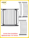 PANGDUBE Pressure Mounted Baby Gate No Drilling Safety Barrier for Stairs Door Child Dog - Safety Gate