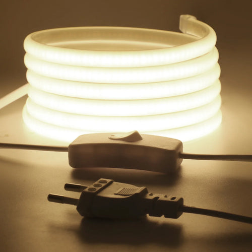 220V COB LED Strip Light 20M 40M 288LEDs/m Flexible Outdoor IP67 Waterproof CRI RA90 - LED Strip Light