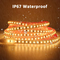 220V LED Strip Light SMD2835 120LEDs/m Waterproof Tape Lamp with EU Plug 1M 2M - Kitchen Faucet