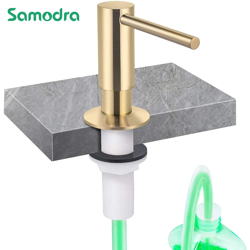 Samodra Brass Liquid Soap Dispenser Extension Tube Kit For Kitchen Accessories - Home Improvement - view 2