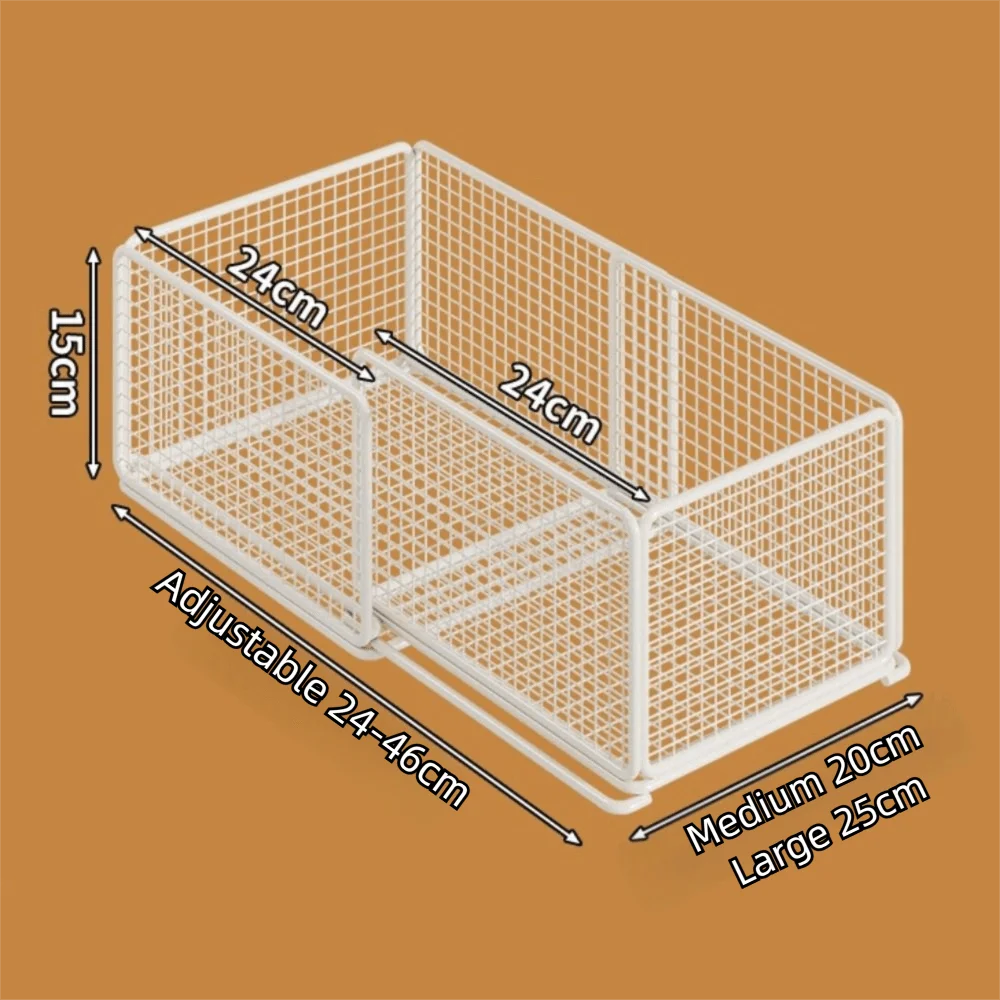 Layered Design Wardrobe Storage Rack Expandable Partitions Stackable Storage Rack - Storage Shelf - view 6