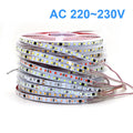 AC220V 230V 5M 600 LED Strip 2835 120LEDs/m Home Lamp Strip Red Ice Blue - LED Strip Light