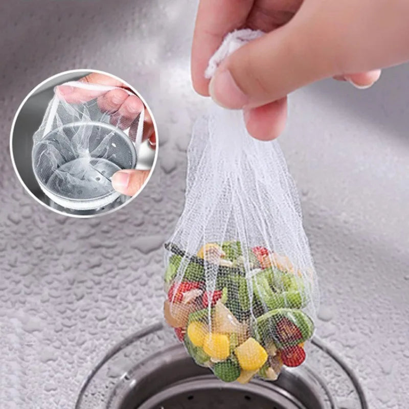 Sink Filter Mesh Bag Stand Waste Garbage Net Shelf Sink Corner Mesh Strainer - Storage Shelf - view 4