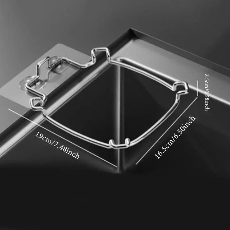 Sink Filter Mesh Bag Stand Waste Garbage Net Shelf Sink Corner Mesh Strainer - Storage Shelf - view 2