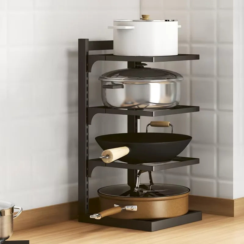 Kitchen Sink Storage Rack Multi-Layer Cooker Storage Rack For Home Stovetop Cabinets - Cabinet Organizer - view 8