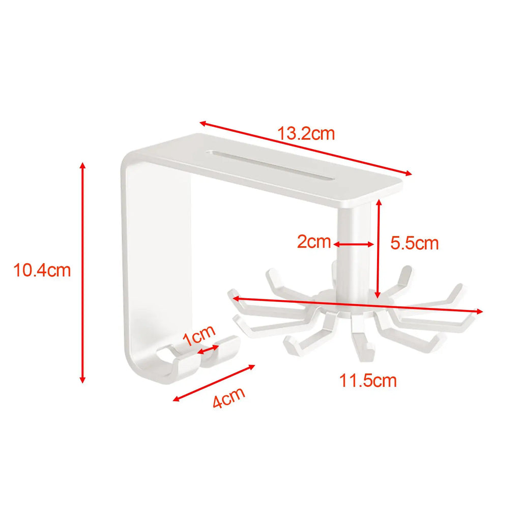 Utensils Hanging Rack Wall Mounted Kitchen Utensil Hooks Kitchen Wall Organizer for - Cabinet Organizer - view 6
