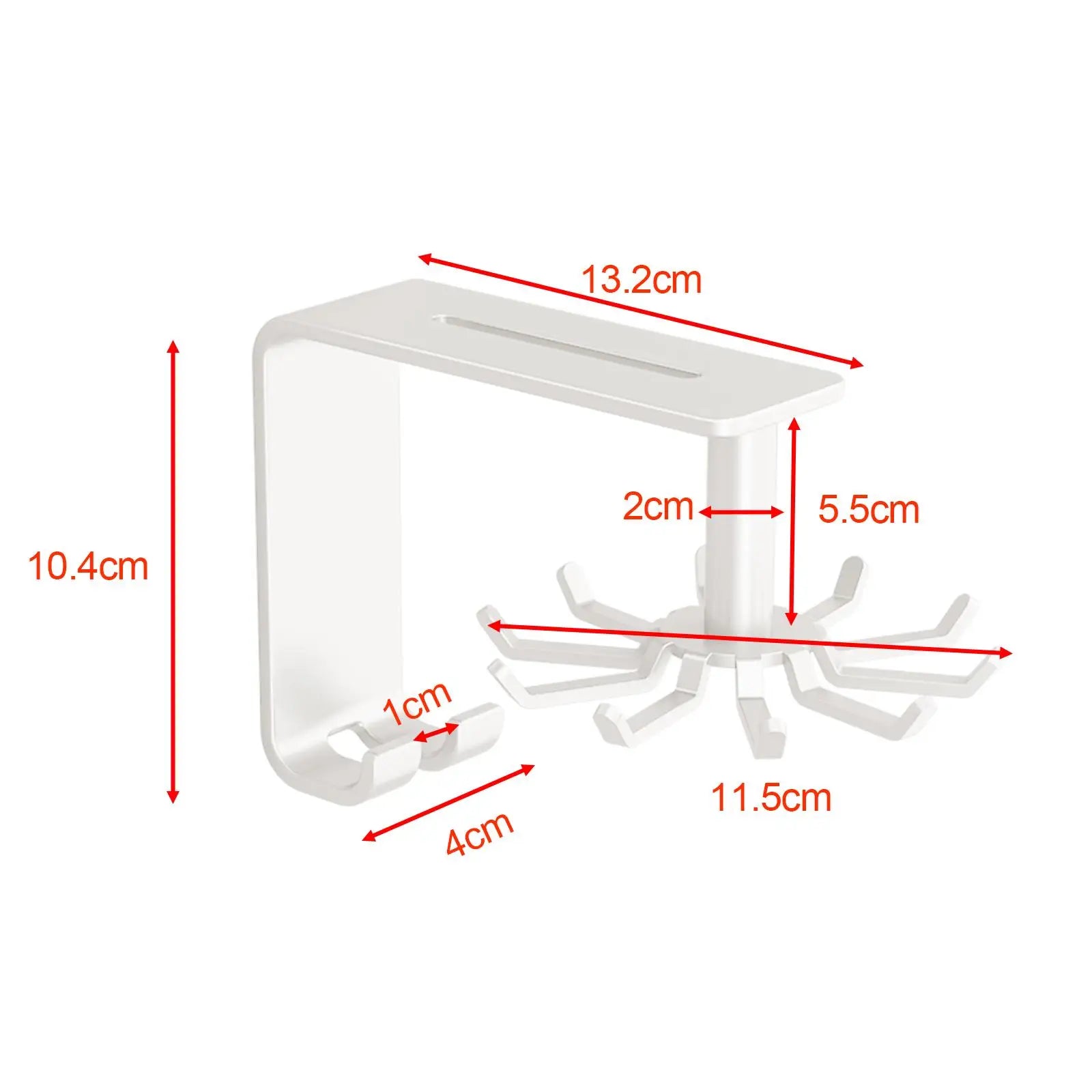 Utensils Hanging Rack Wall Mounted Kitchen Utensil Hooks Kitchen Wall Organizer for - Cabinet Organizer - view 6