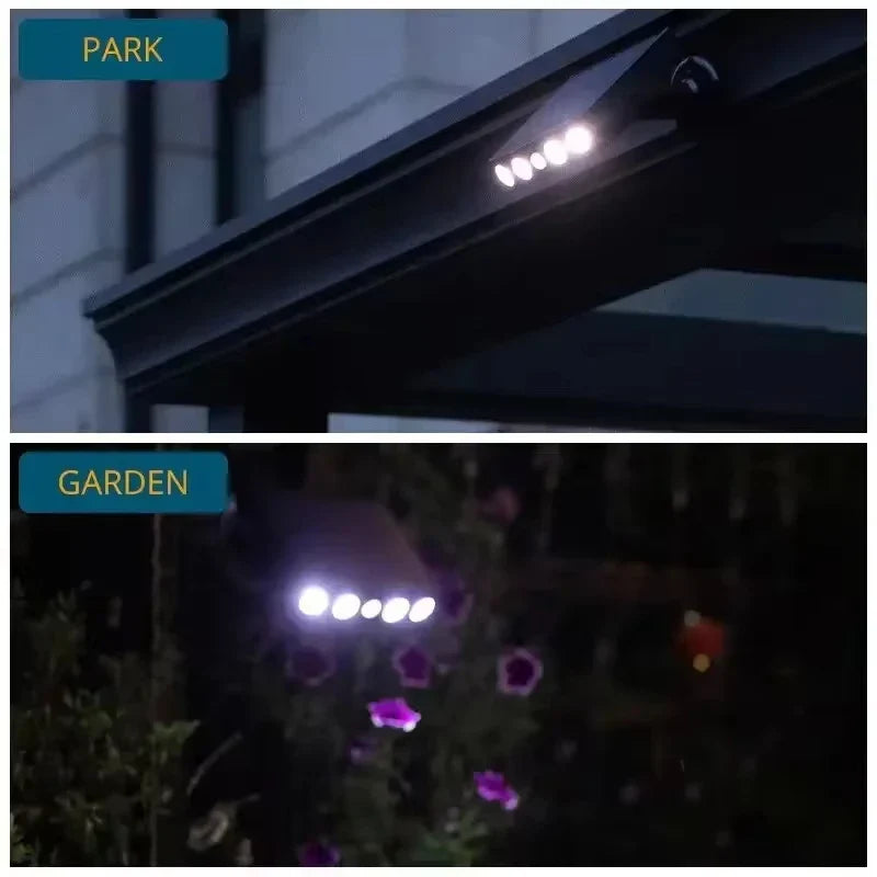Powerful 4 LED Solar Security Lights Outdoor Decor Sensor Motion 3 Modes Street Waterproof - Solar Light - view 6