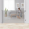 Retractable Baby Gate, 34in Extra Tall Baby Safety Gate, 71" Wide Baby Gate Dog - Safety Gate