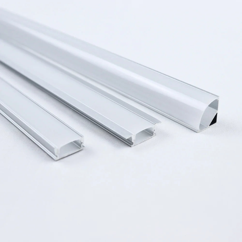 2-35Pcs/lot LED Aluminum profile 0.5m/pcs U/V/W shape Corner for 5050 2835 LED Strip Bar - LED Strip Light