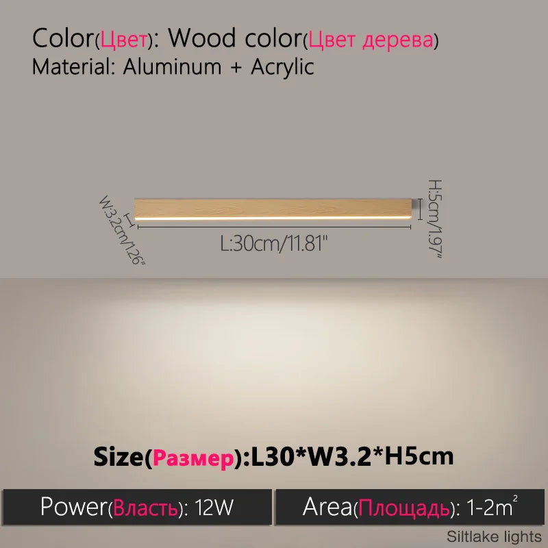 Modern Long Strip Ceiling Light Surface Mounted Minimalist Aisle Lamp Living Room - Lighting - view 7