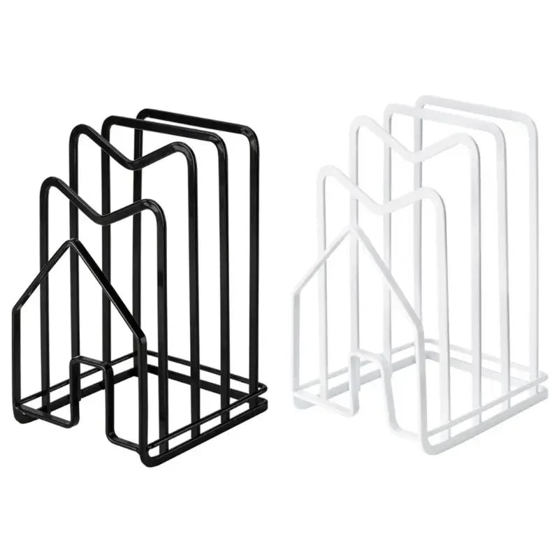 Iron Art Rack Shelf Multi Layer Space Saving Organizer Cutting Board Pot Lid Plates - Cabinet Organizer - view 6